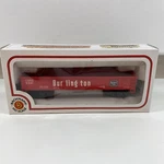 Bachmann Ho Scale Electric Model Train Red Burlington Gondola Car Cb&q E3141 6". Fixed Price $24.99.