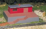 Bachmann Trains Rc Steam Whistle Storage Building 46209 New Nib. Fixed Price $32.64.