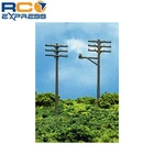Atlas Trains Telephone Poles Set Of 12 ATL2801. Fixed Price $9.52.