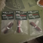 Lot Of 3 Kato Unitrack 24-841 Turnout Extension Cord 90CM. Fixed Price $12.00.