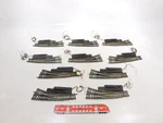 Fleischmann H0 Defect Lot 1723 Curved Turnouts Ngel Model Track #EI297-1. Fixed Price $101.45.