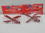Peco Ho Scale Track - Code 83 Streamline Hayes Train Bumpers (2 Pack). Fixed Price $16.10.