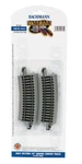 Bachmann 44531 Ez Track Nickel Silver Half Section 18 Radius Curved 4/.... Fixed Price $15.20.