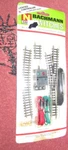 Vintage Bachmann Gauge Train Left Hand Rail Switches #7666. Fixed Price $23.99.