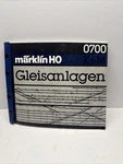 Marklin Ho 0700 Track Layout Plans Planning Book German Vintage. Fixed Price $39.99.