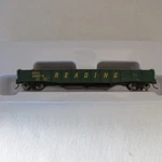 Bachmann Ho Scale 50 6 Drop End Gondola, Reading, With Crushed Cars Load, New. Fixed Price $40.00.
