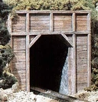 Woodland Timber Single Portal - Ho Scale Model Railroad Tunnel #C1254. Fixed Price $11.21.