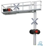 New Walthers Modern Grade Crossing Signal Single-lane Ho Scale Free Us Ship. Fixed Price $42.99.
