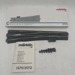 Marklin 24711 Ho Left Hand Wide Radius 2-WAY Switch Turnout New Box. Fixed Price $43.99.