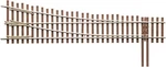 Micro Engineering Ho Scale Code 83 #5C Ladder Turnout Right Hand 14-715. Fixed Price $45.45.