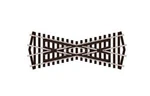 Scale Peco SL-393 Code 80 Short Insulfrog Crossing W/wood Ties. Fixed Price $29.00.