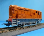 Lima Ho/oo Swedish Orange Diesel Shunting Locomotive 205124MG - Ob 1983. Fixed Price $85.00.