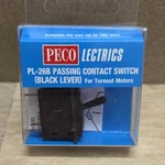 Peco PL-26B Passing Contact Switch Black Lever For Turnout Motors Oo Ho. Fixed Price $10.00.