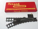 Vintage Tri-ang Railways Oo Gauge Track R.291 Left Hand Points Operated. Fixed Price $7.70.