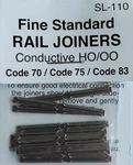 Peco New Code 70, 75 & 83 Metal Rail Joiners 24 Pieces SL-110. Fixed Price $8.08.