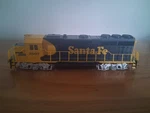 Bachmann Ho Emd GP40 Santa Fe 3507 Locomotive Dcc Equipment Used 60304. Fixed Price $80.00.