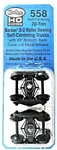 Ho Scale Kadee #558 Barber S-2 70-TON Roller Bearing Self Centering Trucks. Fixed Price $13.29.