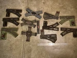 Track Switch Cross Lot Lionel 021 020X American Flyer Gauge Vintage As Is. Fixed Price $145.00.