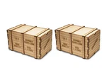 Bachmann 39112 Machinery Crates Kit (pack Of 2). Fixed Price $23.94.