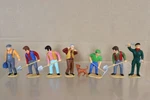 Lgb Scale Track Side Worker Figures Compatible With Aristocraft Bachmann Nx. Fixed Price $70.88.
