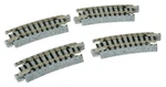 N Kato 20-171 Curved Track R216MM, 15-DEGREE Pkg 4. Fixed Price $9.50.