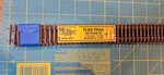 Ho Scale, Micro Engineering Code 55 Weathered Flex Track, 6 Pieces Per Bundle. Fixed Price $48.00.