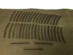 Ho Scale Track Assortment 18 Degree Curve & Straight Atlas, Bachmann, Tyco. Fixed Price $34.99.