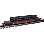 Atlas 3001885-2 Monon 52'6" Flat Car W/pipe Load #7025. Fixed Price $75.99.