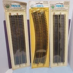 Nos Bachmann 1501 18 Radius & 1511 9 Straight Ho Scale Train Track Lot Of 3. Fixed Price $11.95.