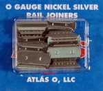 Atlas 3-RAIL Joiners Nickel Silver PKG(16) 6091. Fixed Price $8.98.