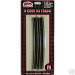 Atlas #2030 30.609" Radius #5 Turnout Reverse Curve Track (6PK) Scale Code 55. Fixed Price $10.50.