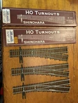 Lot Of 5 Lambert Assoc. Shinohara Ho Turnout #6 Right Left Switch Code 100. Fixed Price $85.00.