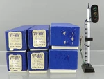 Vintage Kemtron JI-305 Ho Gauge Diecast Railroad Light Block Signal Lot 6 New. Fixed Price $68.97.