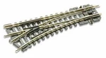 Peco ST6 Scale Code 80 Small Radius #4 Turnout -- Left Hand, Insulfrog. Fixed Price $27.99.
