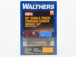 Ho Walthers Cornerstone Kit 933-4501 50' Single-track Through Girder Bridge. Fixed Price $48.95.