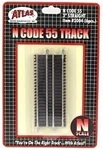 Atlas 2004 Scale Code 55 3" Straight Track 6 Pack New Free Shipping. Fixed Price $11.99.