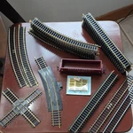 Atlas & Bachman Ho Scale Mixed Lot Of 33 Tracks + Pennsylvania Freight Car 1:87. Fixed Price $43.50.