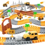 Funbud Construction Race Track Toy For Kids - Birthday Gifts Boys Ages 3 .... Fixed Price $61.14.
