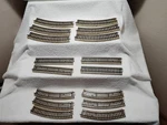 Ho Scale Marklin (12) Curve 5100 & (4) Straight 5106 1/1 Track Section Lot Of 16. Fixed Price $27.50.