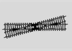 Marklin 2257 Ho Scale Track Intersection Long Mm. 14.26. Fixed Price $54.19.