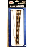 Atlas #2756 Right-hand #8 Customline Turnout Track Code 80 Rails Scale. Fixed Price $23.95.