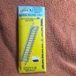 Vintage Atlas Nickel Silver # 822 Ho Scale 4 - Sections Of 6" Straight Track Nos. Fixed Price $8.36.