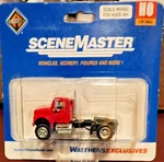 Walthers Scenemaster 949-11190 Ho International 4900 Red Single Axel Tractor. Fixed Price $15.30.