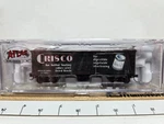Atlas N Scale 40' Wood Reefer Car Crisco #4001. Fixed Price $20.00.