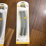 New Bachmann Ez-track 15.50" Radius Curved (6) Scale. Fixed Price $16.00.