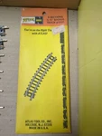 Atlas 2521 11" Radius Track 6 Pcs Scale New In Package 3" Long. Fixed Price $7.99.