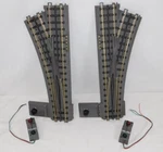 Pair Mth 40-1020 1021 Realtrax Rh/lh Switches 072 Used Works Great C7 +instruc. Fixed Price $184.95.
