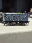 Bachmann Trains Thomas And Friends Open Blue Wagon 77042 Ho/oo Weathered. Fixed Price $50.00.