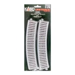 New Kato Curved Track R21 5/8'' - 22.5 Degree (4) : Ho Scale. Fixed Price $21.99.