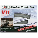 Kato Usa Scale New 2024 V11 Double Unitrack Set 20-870-1. Fixed Price $157.20.